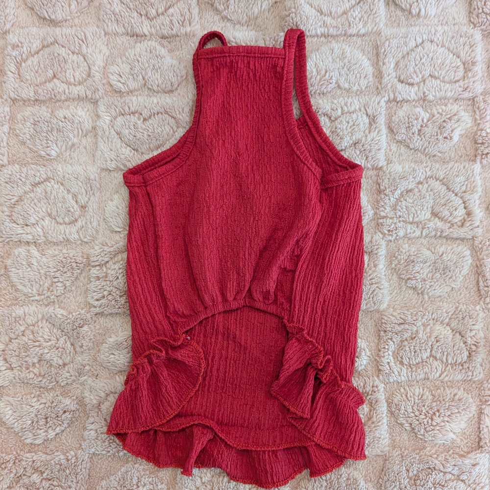2/$10🐾 New Size XL Dog Dress - Red Dog Dress Or Cat Dress with Ruffle and Bow🐾 - Picture 2 of 9